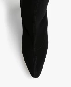 Panara Overknee Stretchlaarzen Met Hak - Zwart 19 Panara Overknee Stretchlaarzen Met Hak - Zwart -Boetiek Modewinkel Panara Overknee Stretchlaarzen met Hak Zwart 208