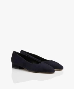 Panara Suède Ballerina'S - Donkerblauw -Boetiek Modewinkel Panara Sude Ballerinas Donkeblauw 11