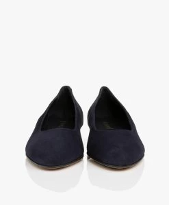 Panara Suède Ballerina'S - Donkerblauw -Boetiek Modewinkel Panara Sude Ballerinas Donkeblauw 12