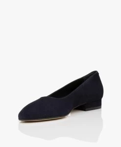 Panara Suède Ballerina'S - Donkerblauw -Boetiek Modewinkel Panara Sude Ballerinas Donkeblauw 13