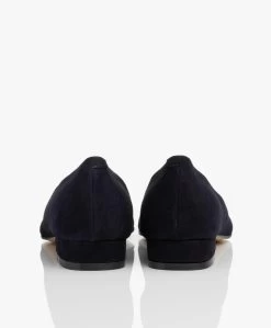 Panara Suède Ballerina'S - Donkerblauw -Boetiek Modewinkel Panara Sude Ballerinas Donkeblauw 14