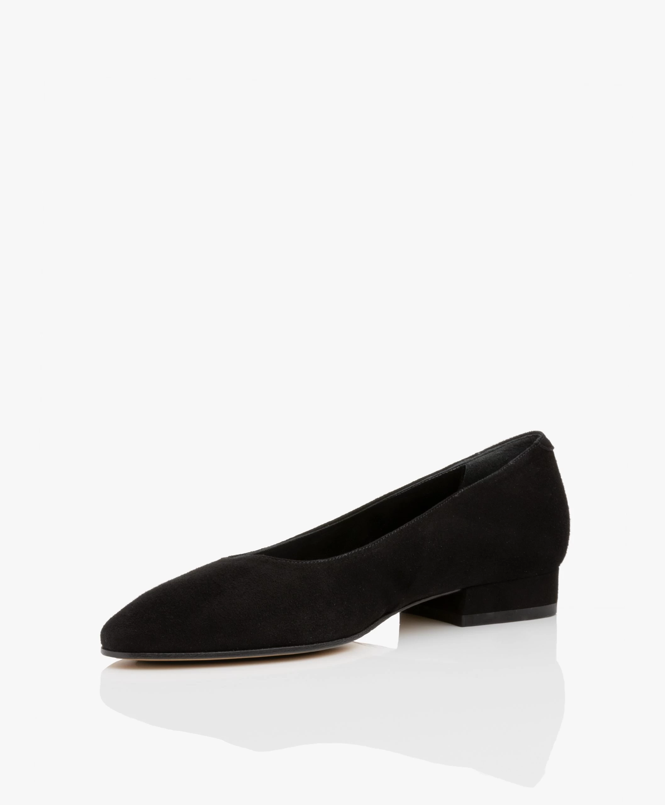 Panara Suède Ballerina'S - Zwart 7 Panara Suède Ballerina'S - Zwart - Afbeelding 6