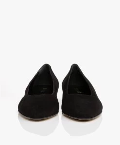 Panara Suède Ballerina'S - Zwart 14 Panara Suède Ballerina'S - Zwart -Boetiek Modewinkel Panara Sude Ballerinas Zwart 05