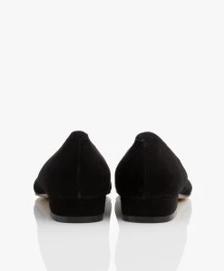 Panara Suède Ballerina'S - Zwart 12 Panara Suède Ballerina'S - Zwart -Boetiek Modewinkel Panara Sude Ballerinas Zwart 06