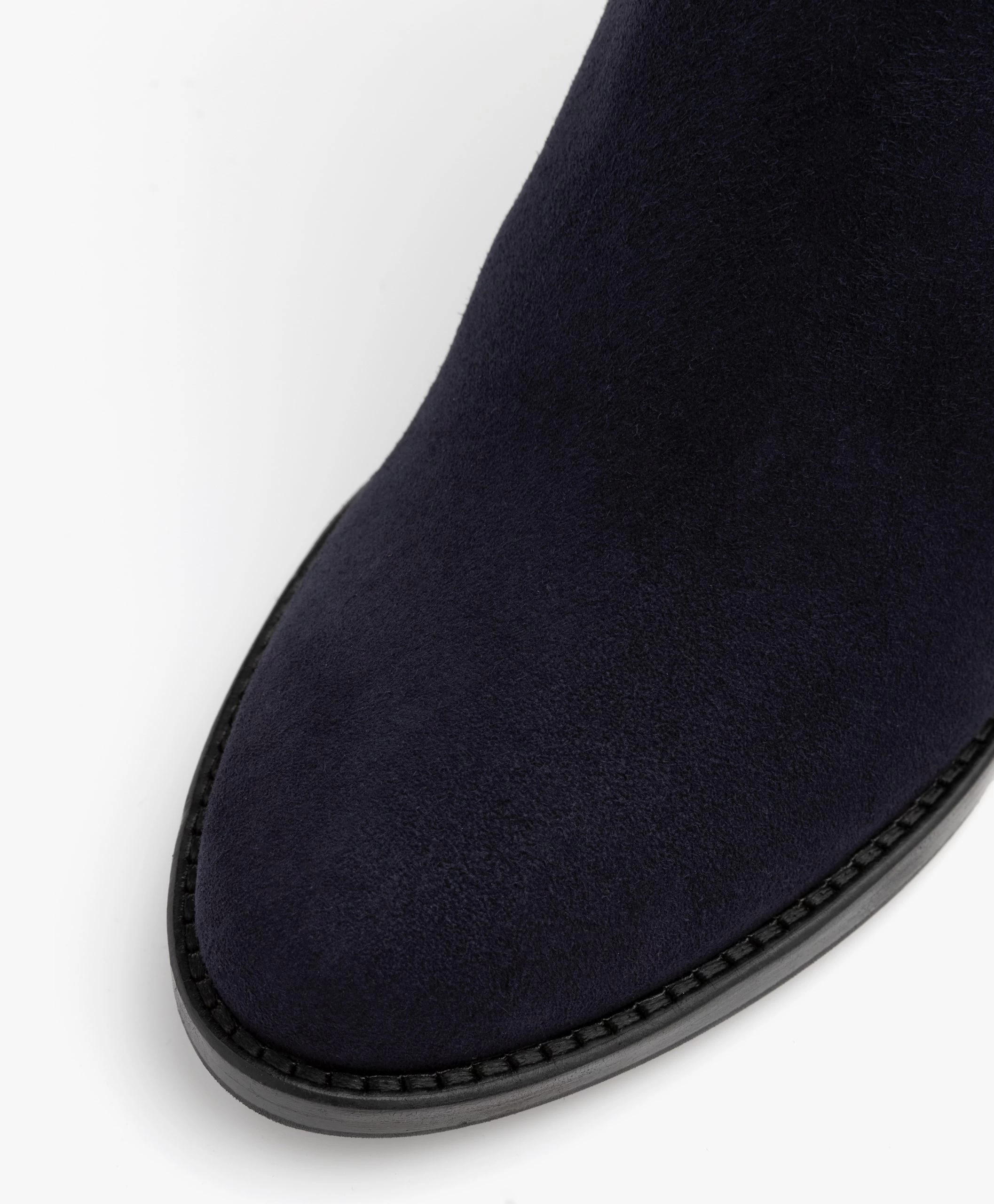 Panara Suède Enkellaars Met Hak - Donkerblauw 10 Panara Suède Enkellaars Met Hak - Donkerblauw - Afbeelding 8