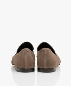 Panara Suède Instapper - Taupe 13 Panara Suède Instapper - Taupe -Boetiek Modewinkel Panara Sude Instapper Taupe 06