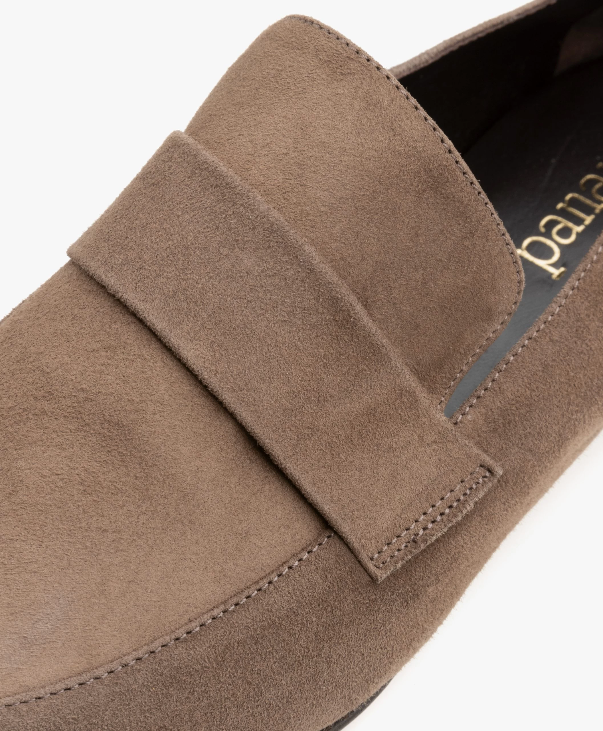 Panara Suède Instapper - Taupe 4 Panara Suède Instapper - Taupe - Afbeelding 2