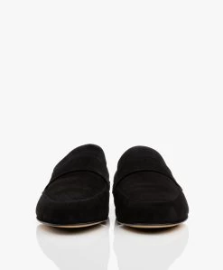 Panara Suède Instapper - Zwart -Boetiek Modewinkel Panara Sude Instapper Zwart 04