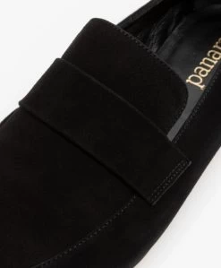 Panara Suède Instapper - Zwart -Boetiek Modewinkel Panara Sude Instapper Zwart 08