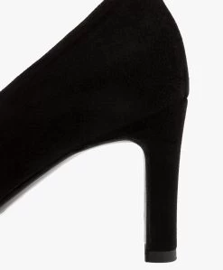 Panara Suède Pumps - Zwart -Boetiek Modewinkel Panara Sude Pumps Zwart 02