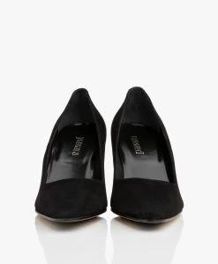 Panara Suède Pumps - Zwart -Boetiek Modewinkel Panara Sude Pumps Zwart 06