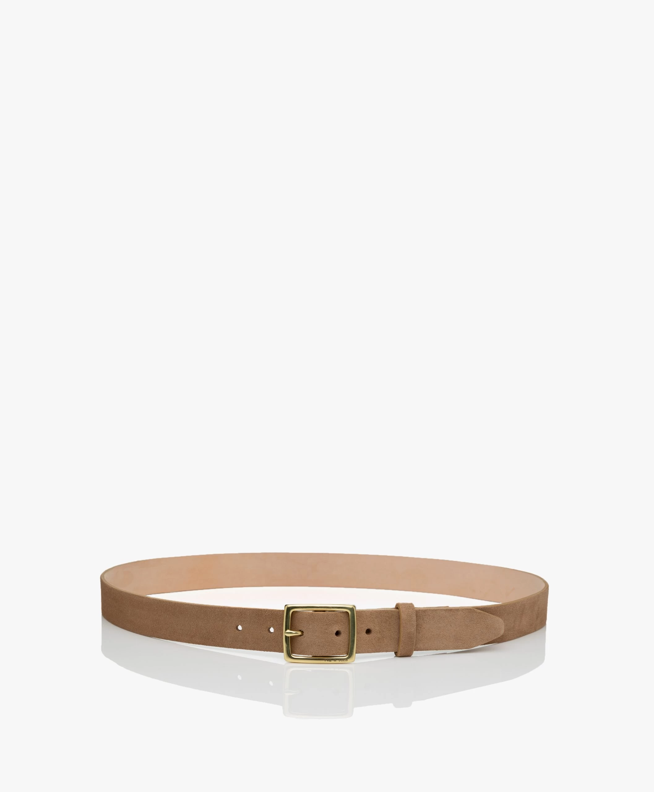 Rag & BoneBoyfriend Suède Leren Riem - Camel 5 Rag & BoneBoyfriend Suède Leren Riem - Camel - Afbeelding 3