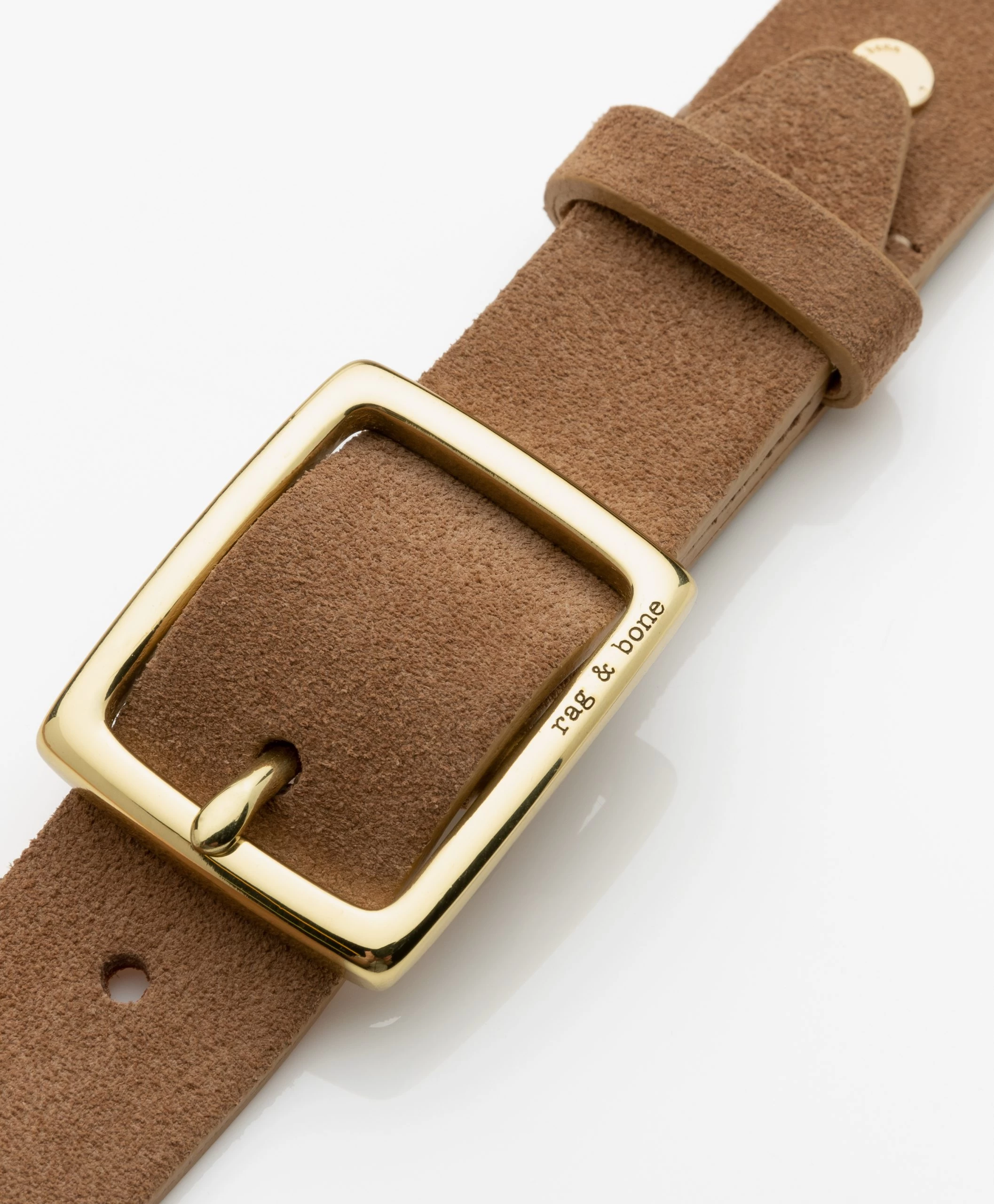 Rag & BoneBoyfriend Suède Leren Riem - Camel 7 Rag & BoneBoyfriend Suède Leren Riem - Camel - Afbeelding 5