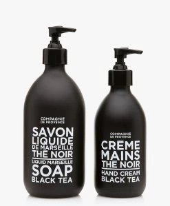Compagnie De Provence Back To Black Duo - Liquid Soap Black Tea/Hand Cream Black Tea