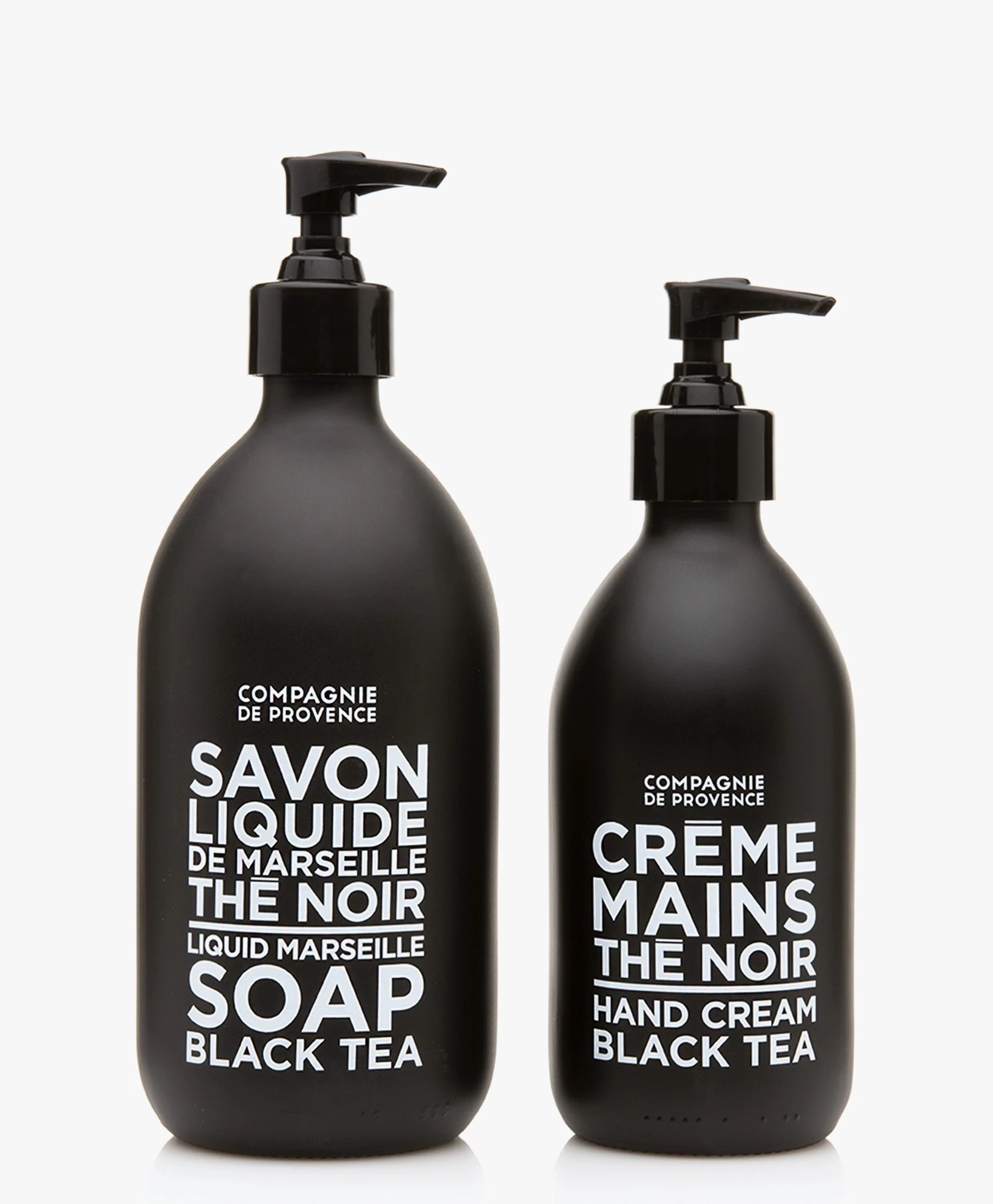 Compagnie De Provence Back To Black Duo - Liquid Soap Black Tea/Hand Cream Black Tea 3 Compagnie De Provence Back To Black Duo - Liquid Soap Black Tea/Hand Cream Black Tea