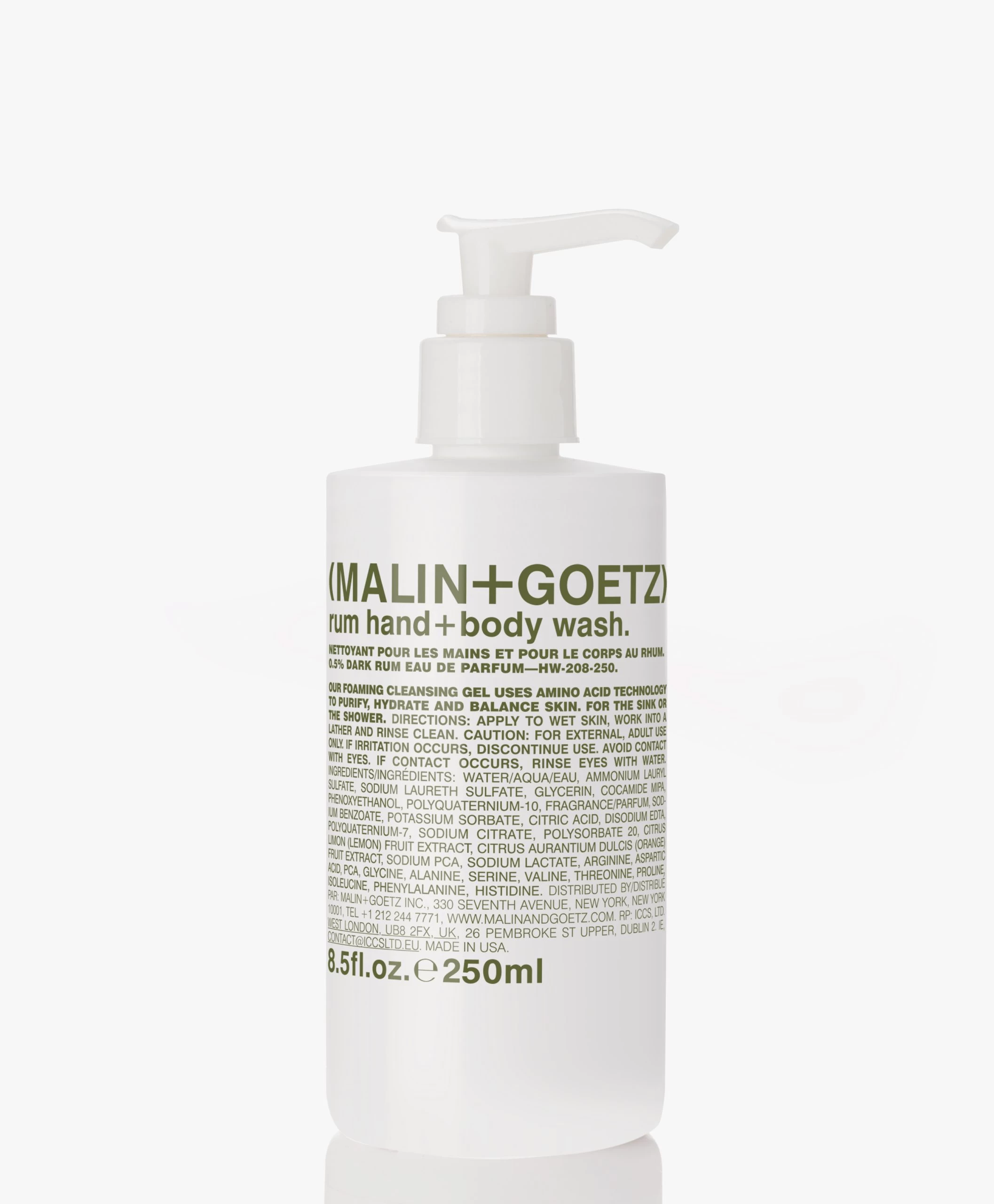 Malin+Goetz Rum Hand+Body Wash - 250Ml 3 Malin+Goetz Rum Hand+Body Wash - 250Ml