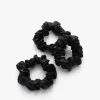 Slip™ 3-Pack Large Zijden Scrunchies - Zwart