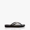 Sleepers Tapered Teenslippers Van Natuurlijk Rubber - Zwart
