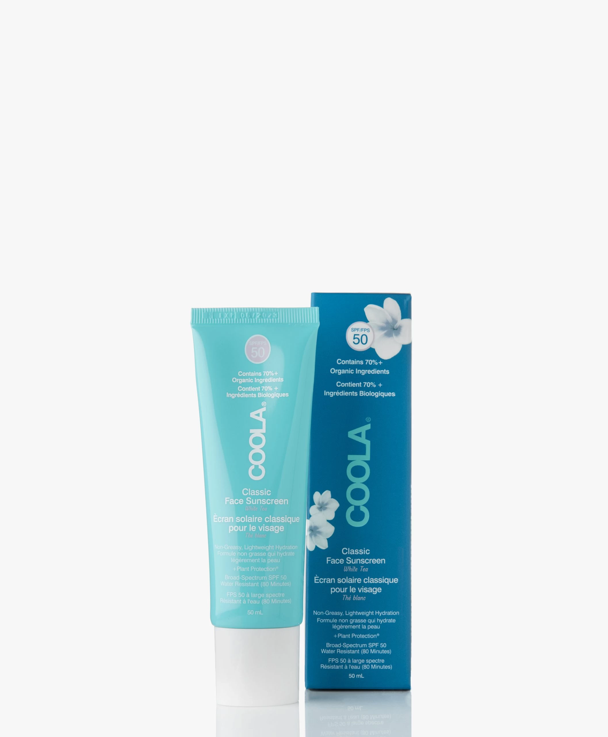 Coola Classic Face Spf 50 Zonnebrand - White Tea 4 Coola Classic Face Spf 50 Zonnebrand - White Tea - Afbeelding 2