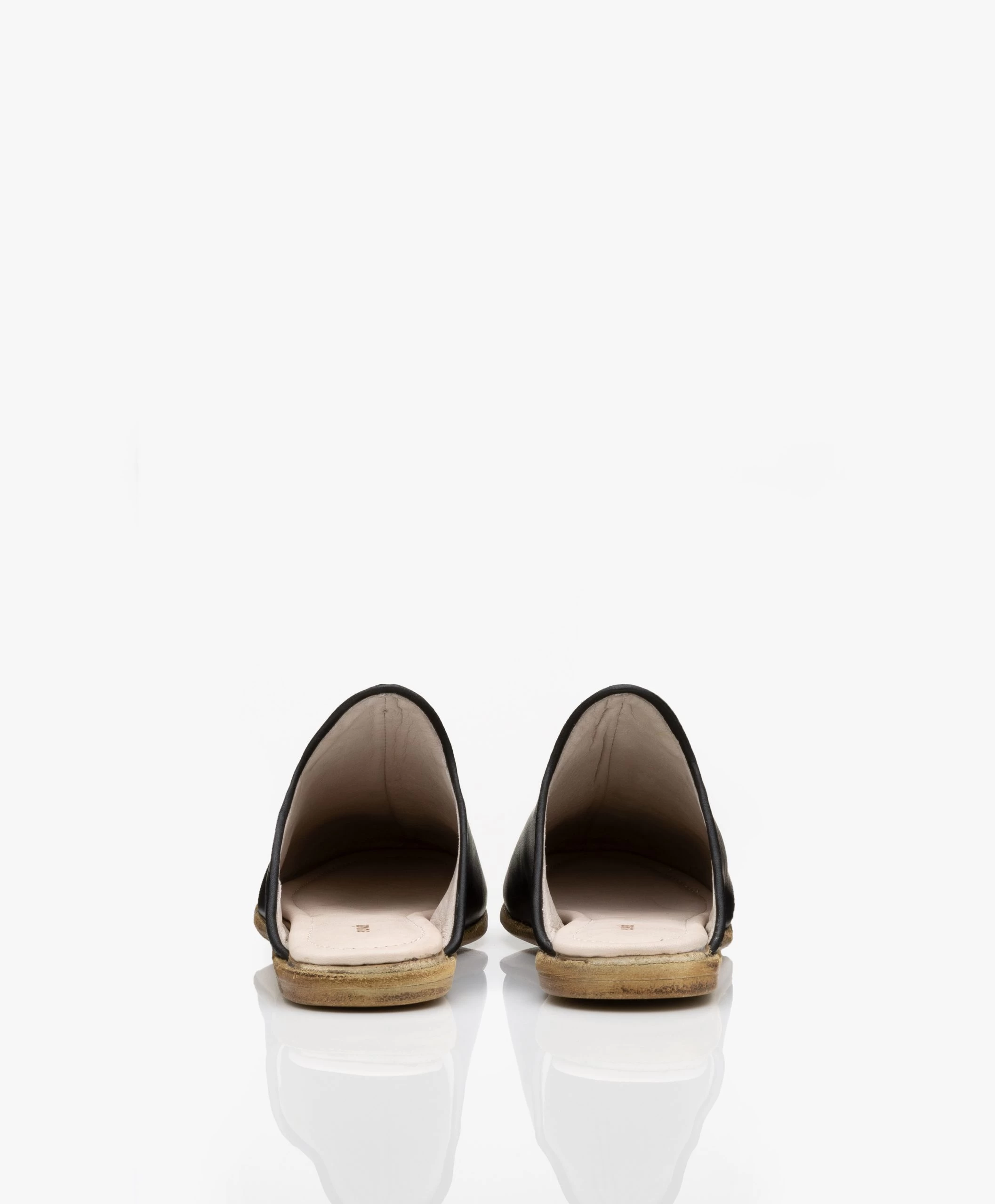 Surée Leren Mules - Onyx Zwart 8 Surée Leren Mules - Onyx Zwart - Afbeelding 6