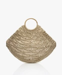 The Dharma Door The Carly Macramé Shopper - Beige