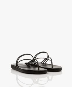 Ancient Greek E Leren Teensandalen - Zwart 16 Ancient Greek E Leren Teensandalen - Zwart -Boetiek Modewinkel b5ca1d4a 7b00 4018 ab10 e21f5780ccab 04