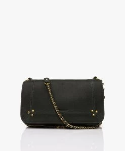 Jérôme Dreyfuss Jerome Dreyfuss Bobi Schouder/Cross-Body Tas In Geitenleer - Noircie Sapin