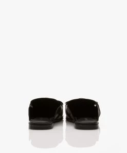 See By Chloé Chany Leren Loafer Mules - Zwart -Boetiek Modewinkel bcc4b05a 2e44 483f ba43 fe47155bf09f 240