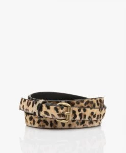 By-Bar Julie Hairy Print Riem - Leopard