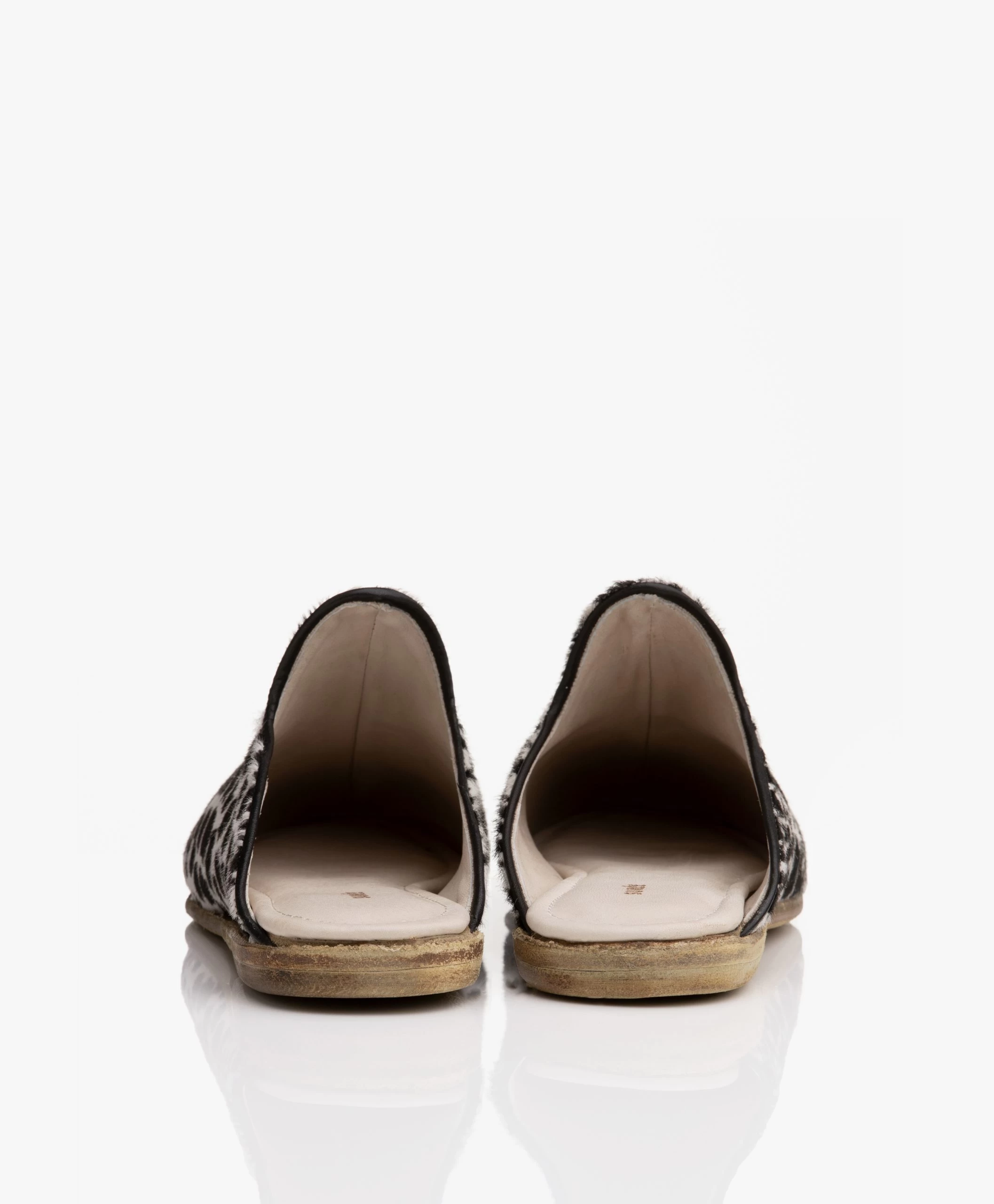 Surée Hairy Leren Print Mules - Felidae 6 Surée Hairy Leren Print Mules - Felidae - Afbeelding 4