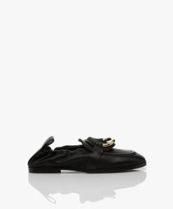 See By Chloé Hana Leren Loafers - Zwart