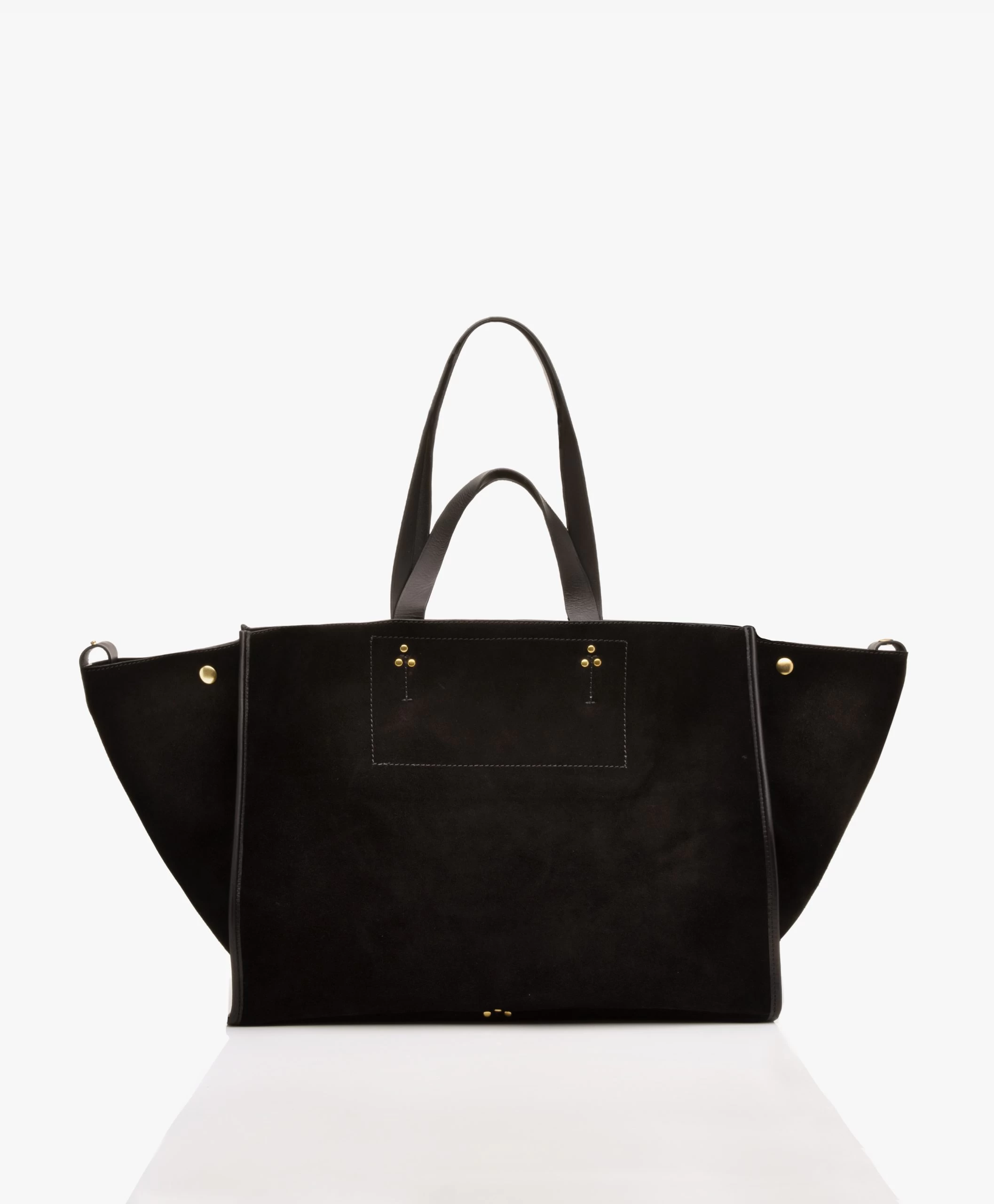 Jérôme Dreyfuss Jerome Dreyfuss Leon L Suède Tas - Zwart 3 Jérôme Dreyfuss Jerome Dreyfuss Leon L Suède Tas - Zwart