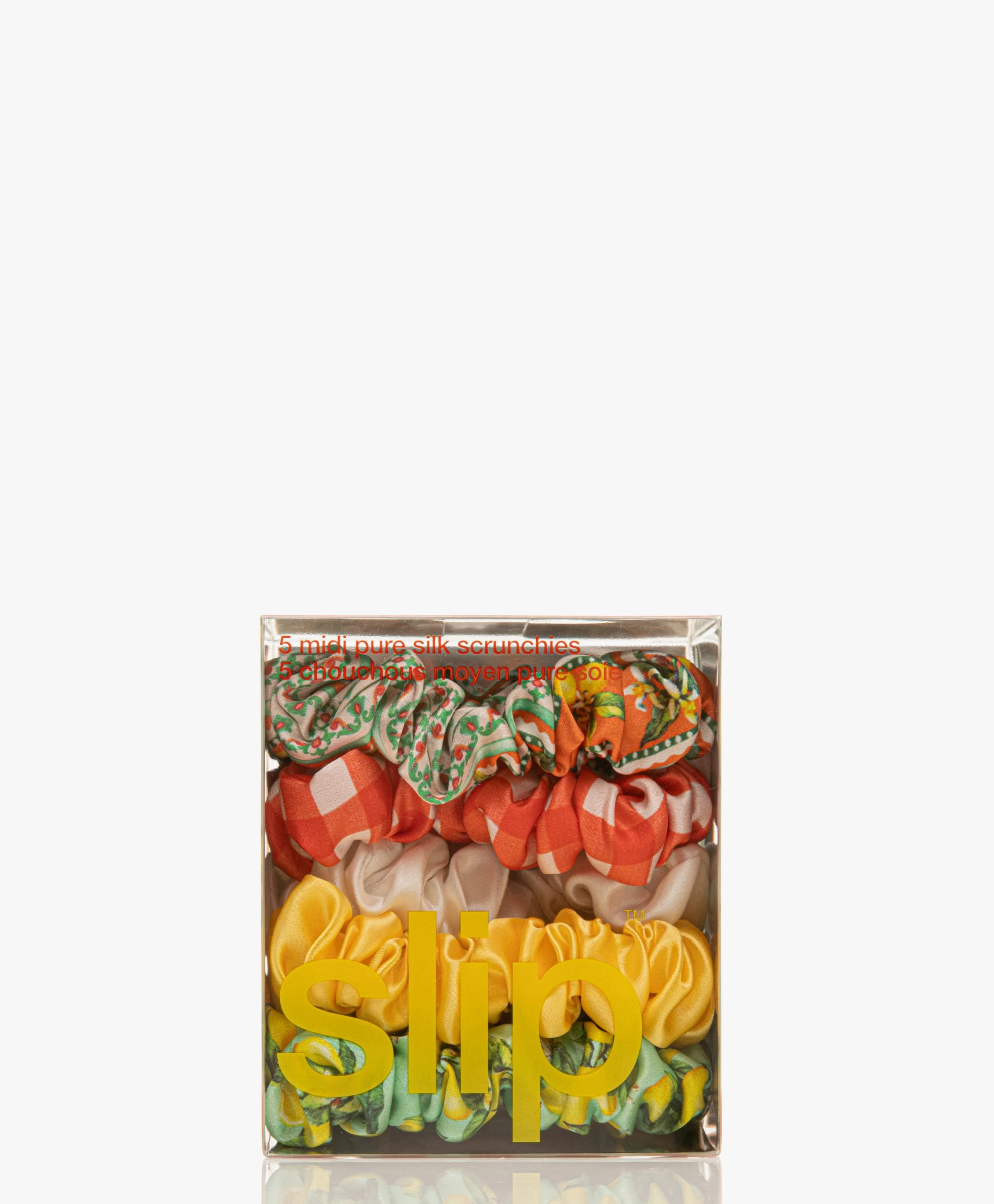 Slip™ 5-Pack Midi Zijden Scrunchies - Amalfi 5 Slip™ 5-Pack Midi Zijden Scrunchies - Amalfi - Afbeelding 3