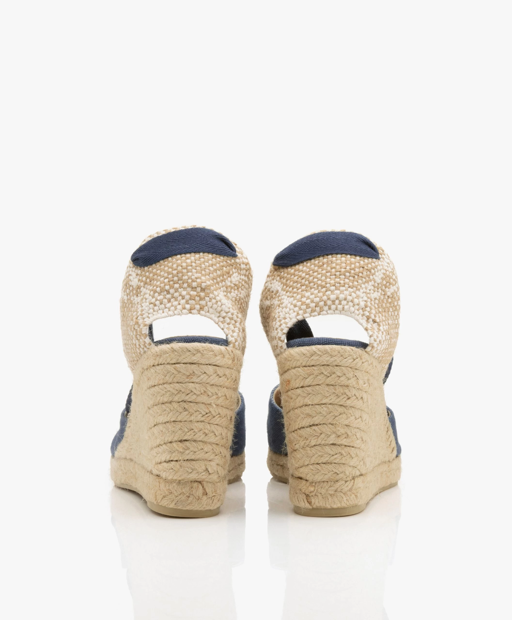 Castañer Carina 10Cm Canvas Sleehak Espadrilles - Azul Oscuro 8 Castañer Carina 10Cm Canvas Sleehak Espadrilles - Azul Oscuro - Afbeelding 6