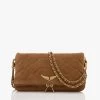Zadig & Voltaire Rock Suède Schoudertas/Clutch - Heritage