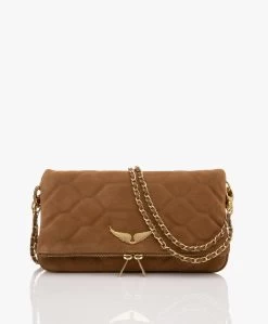 Zadig & Voltaire Rock Suède Schoudertas/Clutch - Heritage