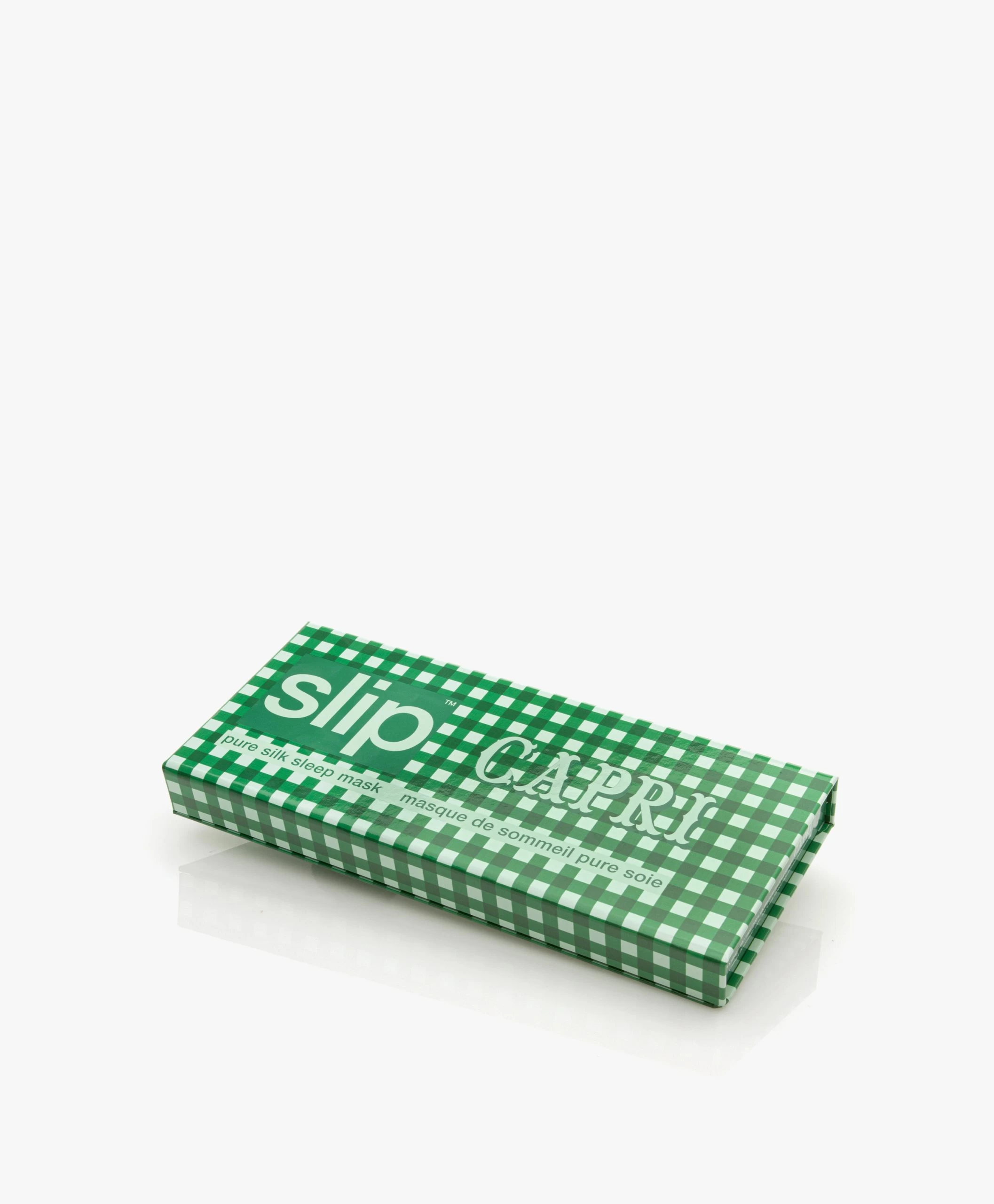 Slip™ Mulberry Zijden Capri Slaapmasker - Groen/Wit 8 Slip™ Mulberry Zijden Capri Slaapmasker - Groen/Wit - Afbeelding 6