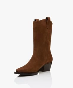 Panara Suède Western Laarzen - Castagna -Boetiek Modewinkel cceba611 7169 4045 b17e c2976c2e0df5 06