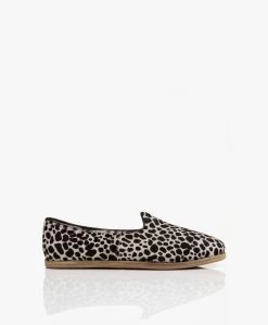 Surée Hairy Leren Print Loafers - Felidae