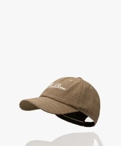 Rag & Bone Rb Heritage Geruite Baseball Cap - Beige