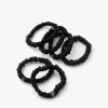 Slip™ 6-Pack Skinnies Zijden Scrunchies - Zwart