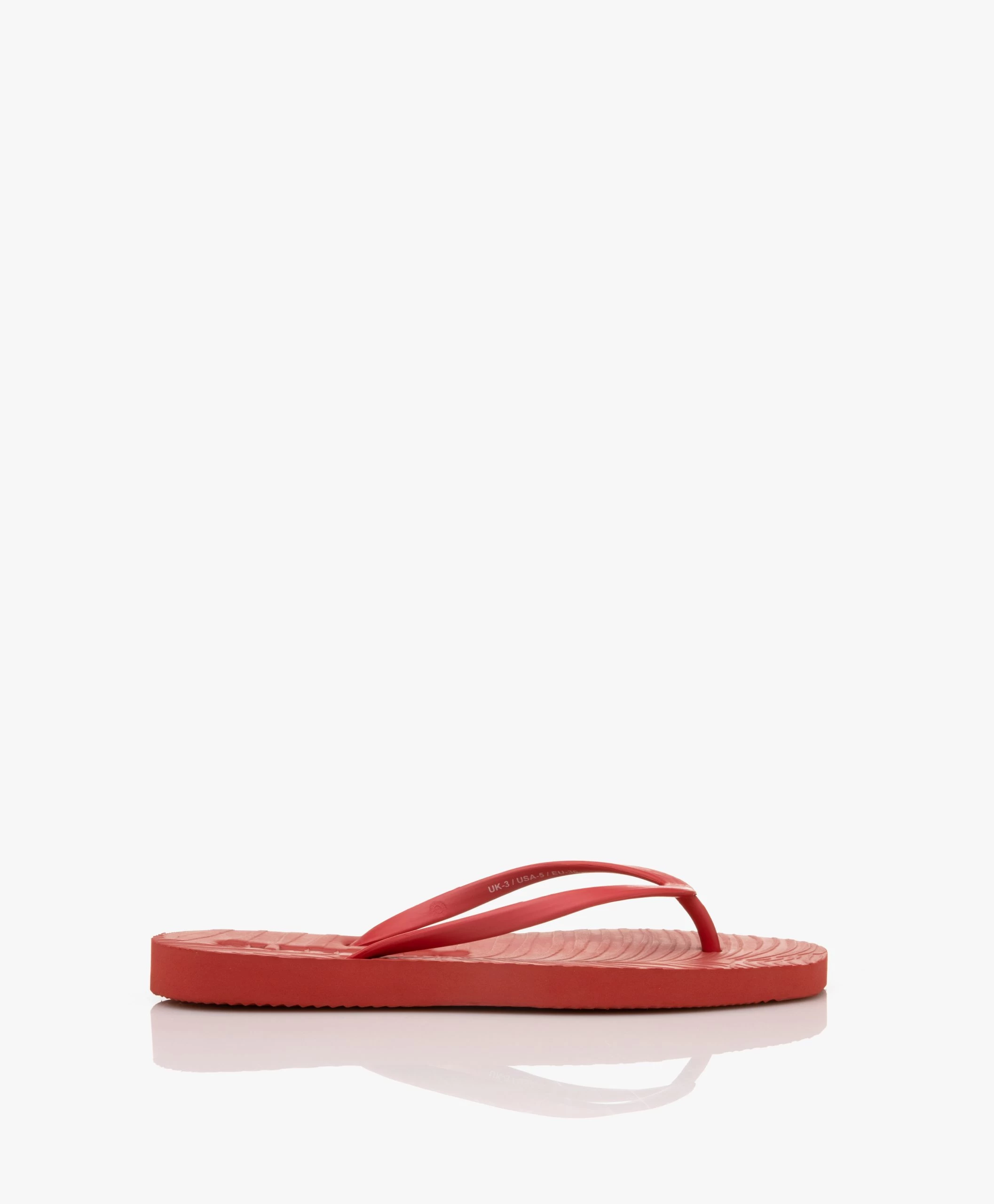 Sleepers Tapered Teenslippers Van Natuurlijk Rubber - Rood 3 Sleepers Tapered Teenslippers Van Natuurlijk Rubber - Rood