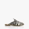 Surée Hairy Leren Print Mules - Zebra -Boetiek Modewinkel e89a9e58 df3d 4298 b010 71537d21b3c4