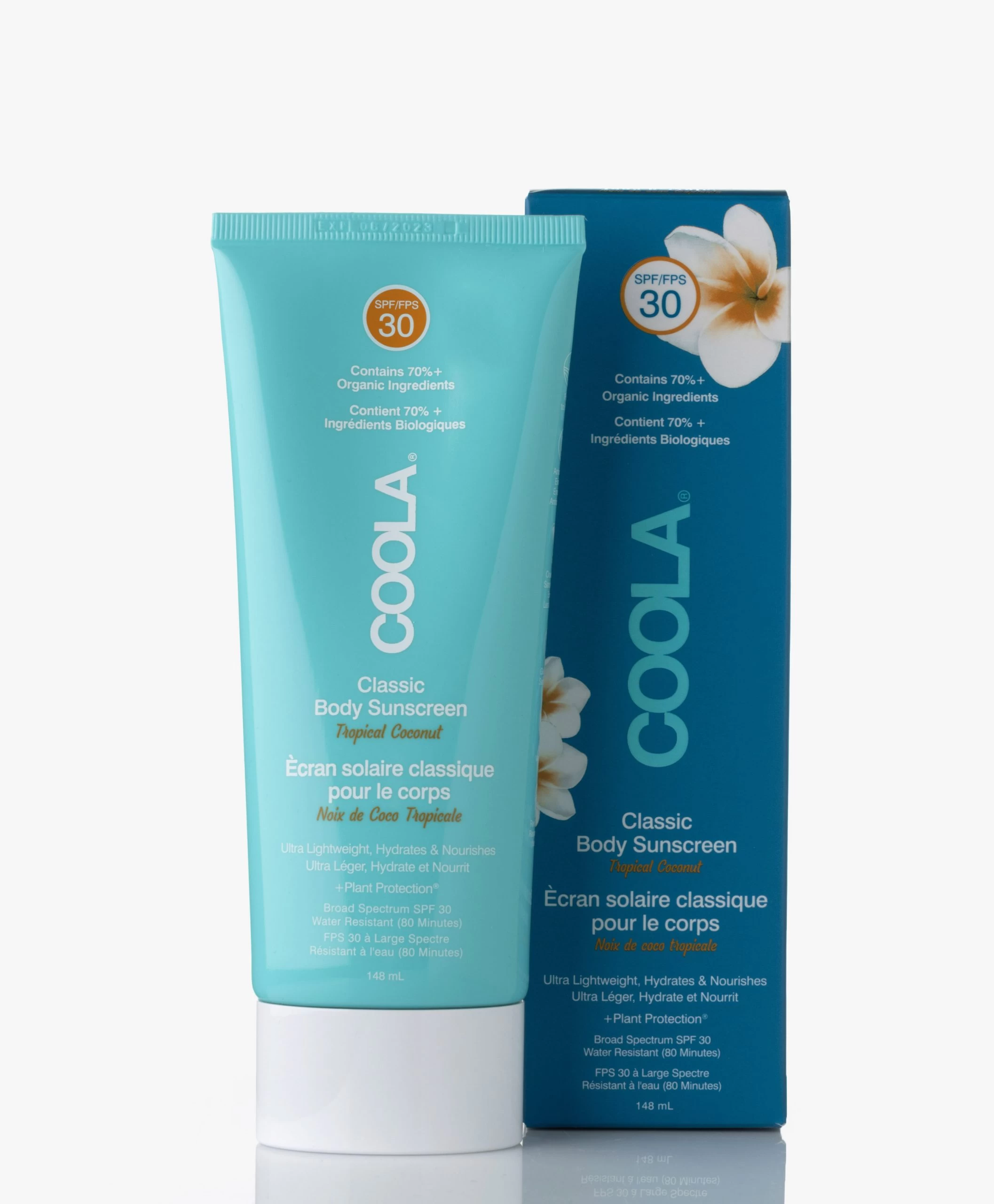Coola Classic Body Sunscreen Spray Spf 30 - Tropical Coconut 4 Coola Classic Body Sunscreen Spray Spf 30 - Tropical Coconut - Afbeelding 2