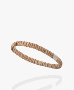 By Dariia Day Mulberry Zijden Haarband - French Beige