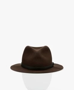 Rag & Bone Wollen Floppy Fedora Packable Hoed - Bruin Mêlee -Boetiek Modewinkel f4252bb9 907d 4d76 b571 a0d413996542 06