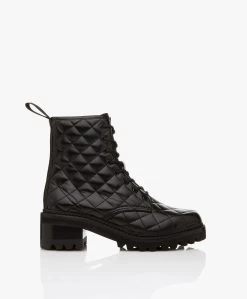 See By Chloé Jodie Doorgestikte Combat Boots - Zwart