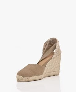 Castañer Carina 10Cm Canvas Sleehak Espadrilles - Tostado -Boetiek Modewinkel f73bca07 107d 4b9f a3ac b758fb9cf3d6 13