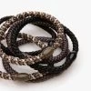 Kknekki By Bon Dep 6 Haarelastiekjes - Grijs/Zwart/Bruin/Off-White